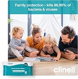 Clinell Antimicrobial Hand Wipes 84 Count Sanitising Wipes Kills 99.99% view 4