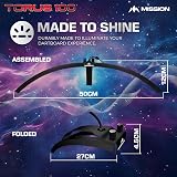 Mission Darts Torus 100 Tor100 LED Folding Dartboard Light Black view 6