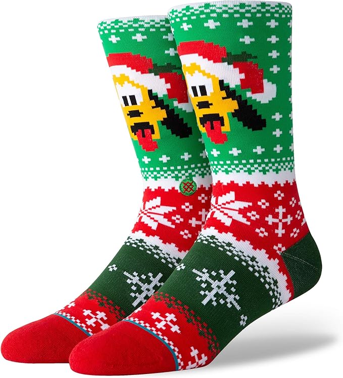 Stance Disney Claus Christmas Crew Sock Casual Amazon.co.uk Clothing