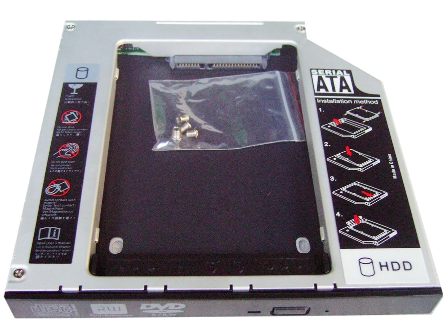 Generic 2nd Hard Drive Hdd Caddy Bay for Dell Latitude E5500 E5510