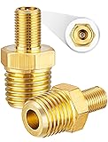 EVOULTES Brass Air Inflator Adapter w/Valve Stem