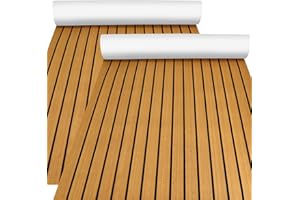 FAMIROSA EVA Foam Boat Flooring, Sea Deck Boats Flooring Decking Sheet, Non Slip Marine Vinyl Flooring, Self-Adhesive Pontoon