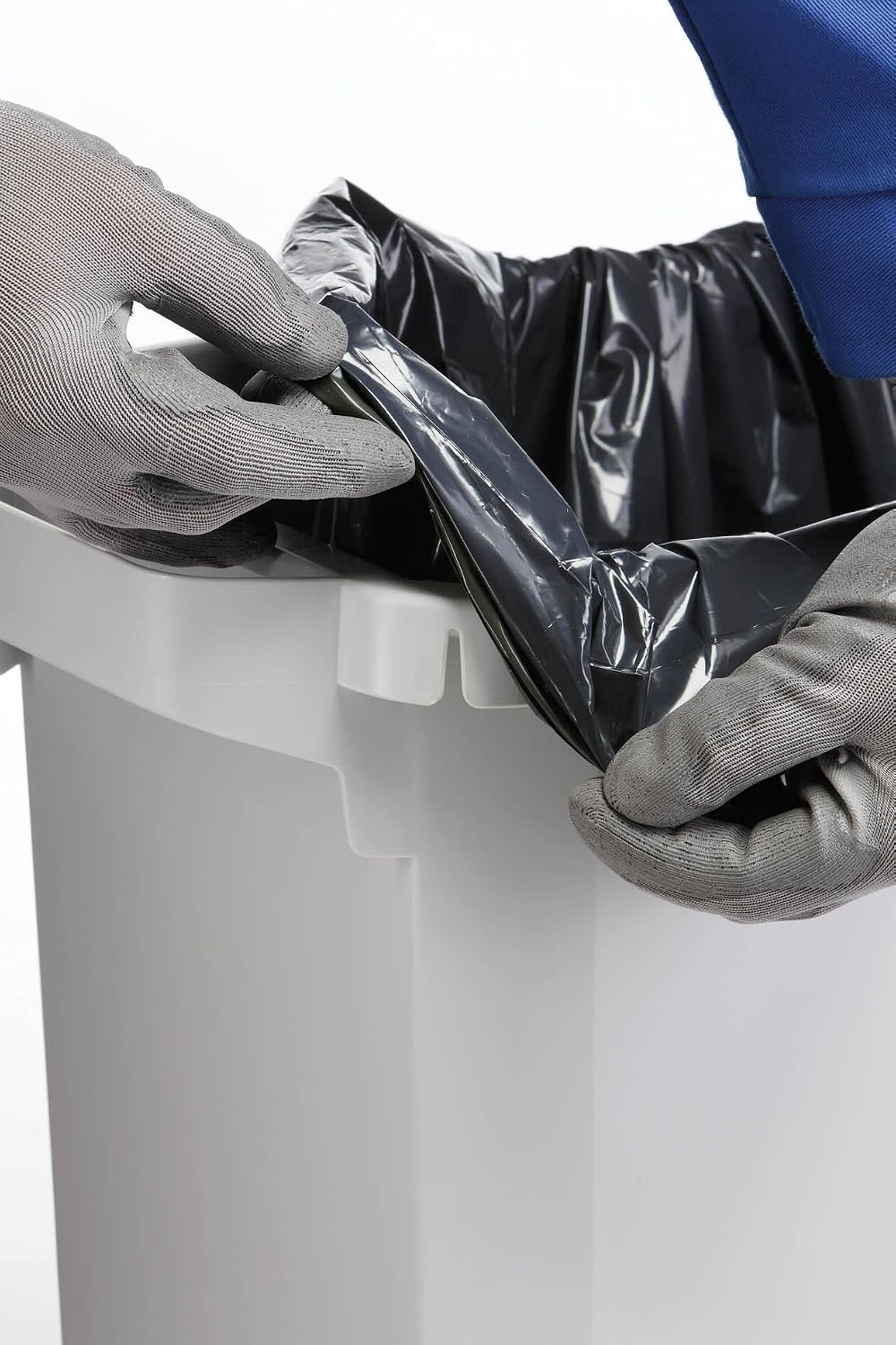 Durable DURABIN 60 Rectangular Waste Bin Green - 60 Litre Capacity - Food and Freezer Safe - Perfect for Waste Collection or Recycling - Image 4