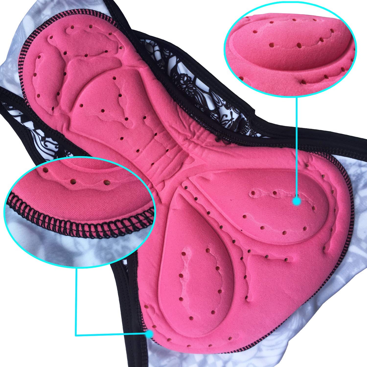 voofly Women’s Cycling Underwear Shorts 3D Padded Gel Bike Bicycle