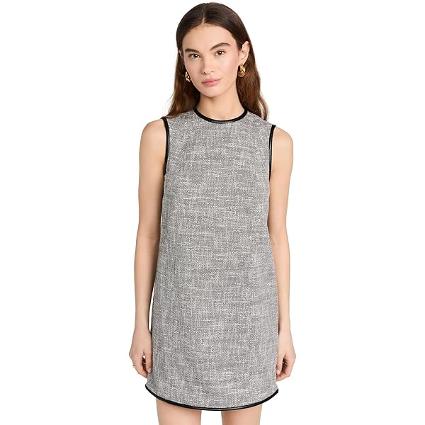 slim fit dress slacks Sleeveless A-Line Fit & Flare Denim Midi Dress main image 0