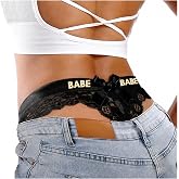 SHAMTEM Womens Lace Panties Bow Sexy Underwear for Women with Gold Letters Cute Bridal Lingerie Gifts