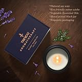 TRINIDa Sleep Scented Candle Gift Set – Matte Black Jar, 100% Soy Wax view 4