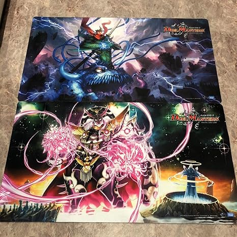 Amazon デュエルマスターズ終の怒流牙 ドルゲユキムラ天罪堕将 アルカクラウン プレイマット 2枚セット クロニクルレガシーデッキ アニメ 萌えグッズ 通販
