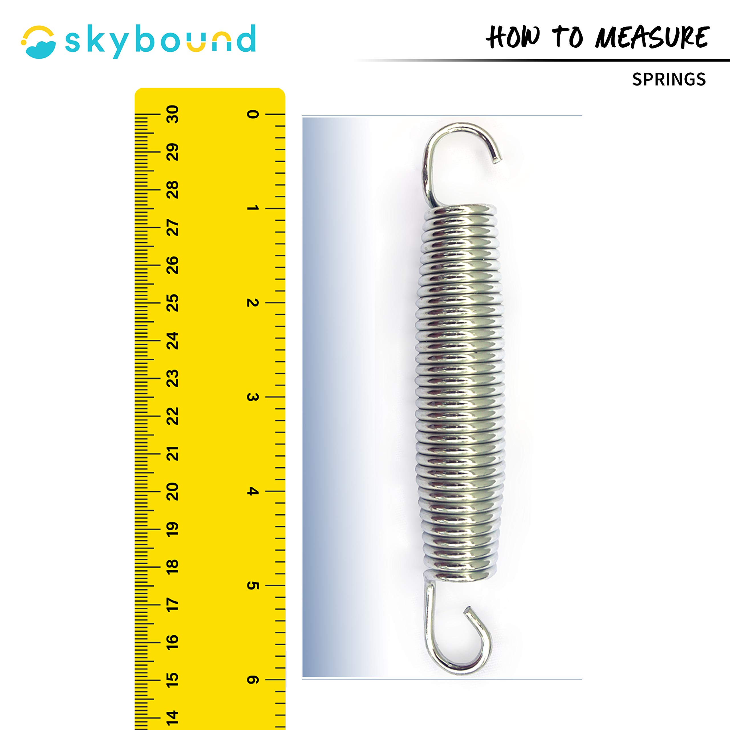 SkyBound Universal Replacement Trampoline Safety Pad - Spring Cover Fits 12ft 14ft 15ft Frames - Comfortable, Long Lasting, and Water-Resistant