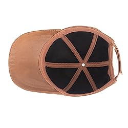 Zessano Genuine Leather Unisex Baseball Cap
