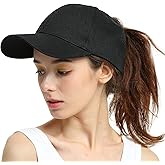 ProMindFun Womens Pony Hat High Ponytail Baseball Cap Girls Messy Bun Caps Camouflage Trucker Bad Hair Day Adjustable Dad Hat