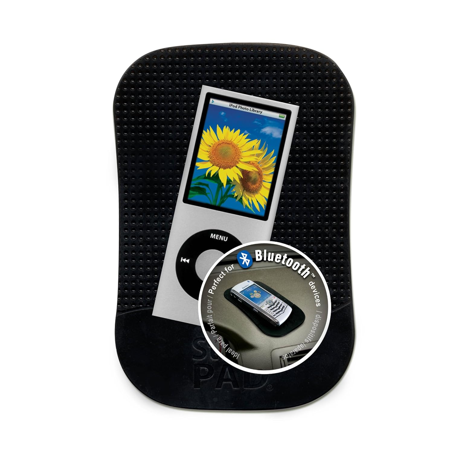 HandStands iGrip Sticky Pad for iPod, Black