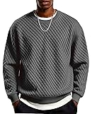COOFANDY Men's Crewneck Sweatshirts Long Sleeve