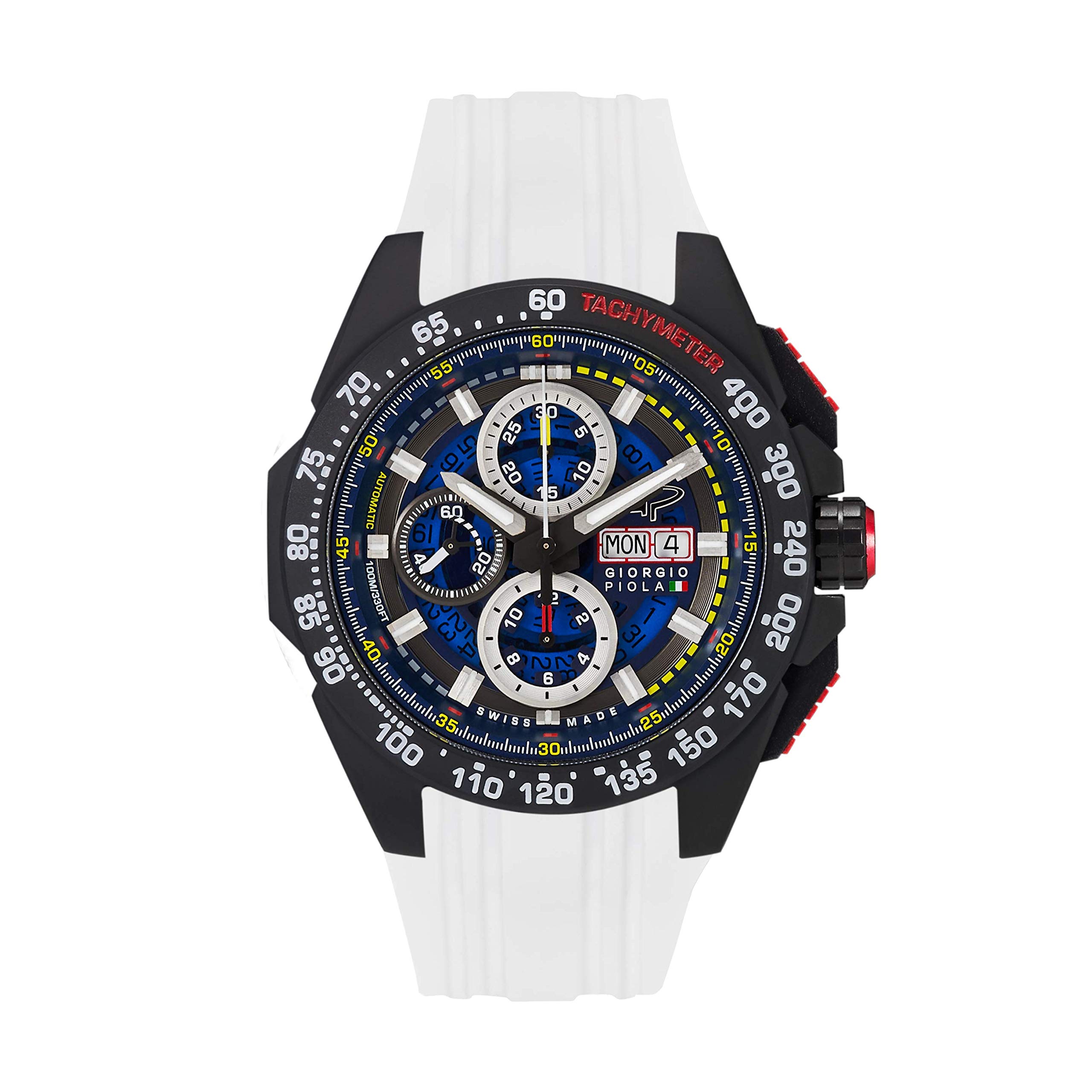 G5 Delta - Black Automatic Titanium Swiss Sport Chrono Watch (Black PVD Coating)
