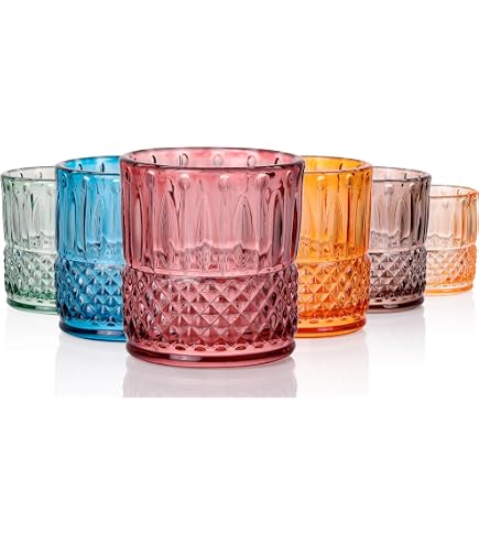 Amazon.com | Czech Bohemian Crystal Glass Set of 6 Shot Glasses