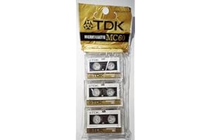TDK Micro Cassette 60-minfor Audio Only 3-pk