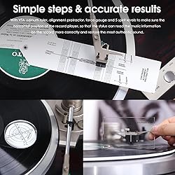 Turntable Cartridge Alignment Tonearm Record Player
