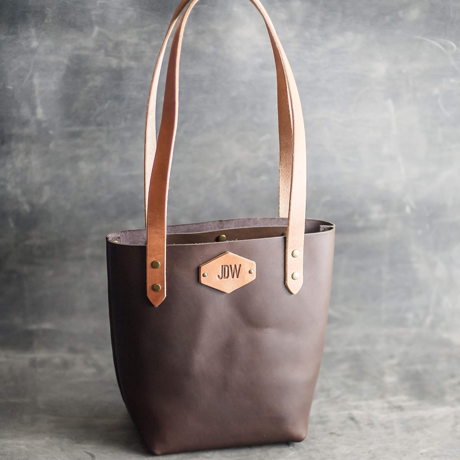 custom leather tote bags