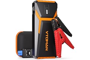 VTOMAN V10 Pro 4500A Jump Starter, Portable Car Starter (All Gas, 10.0L Diesel Engine) 12V Lithium Jump Box, Car Battery Char