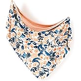 GRSSDER Baby Blankets Super Soft Stretchy Jersey Knit Swaddle Blanket for Baby Girls, Stylish Double Layer Receiving Blankets 34 x 44 Extra Large for Swaddling, Blush & Flora