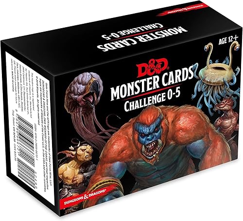 Download D&D Monster Cards Challenge 0-5 PDF