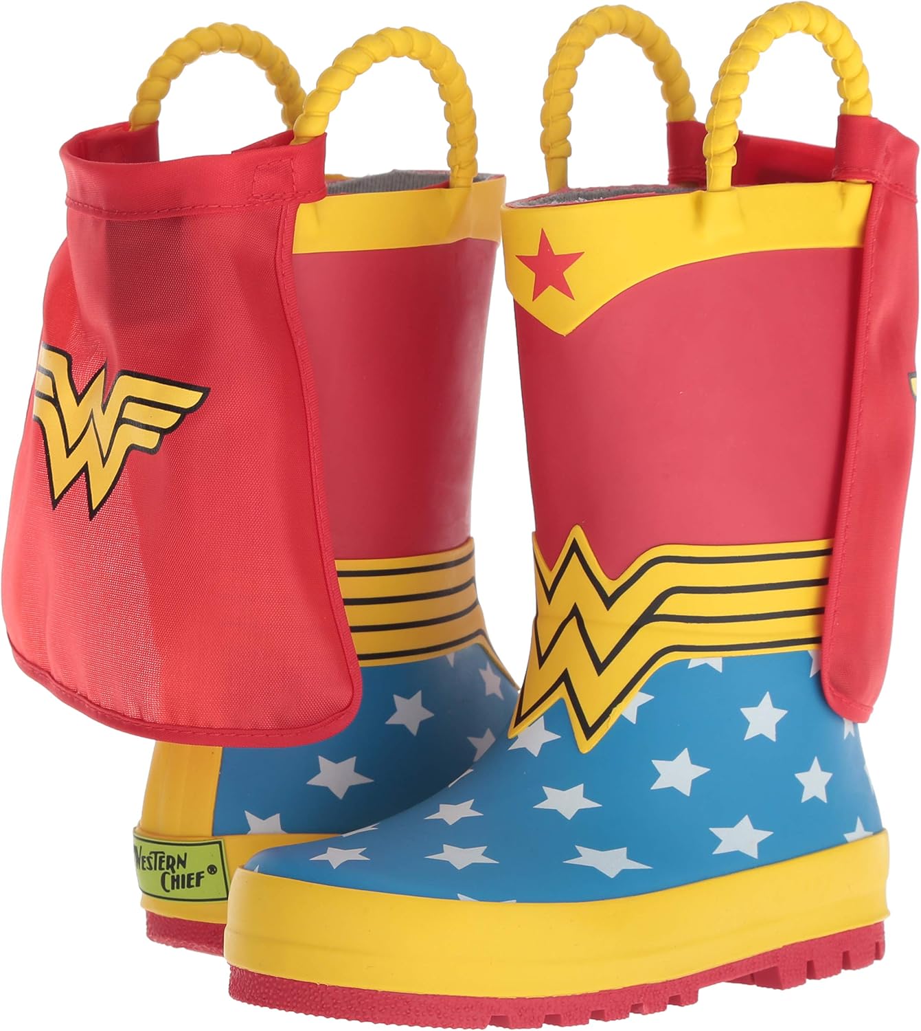 Western Chief Kids Womens Wonder Woman Rain Boot (Toddler/Little Kid/Big Kid): Shoes