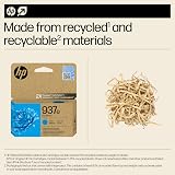 HP 937e EvoMore Cyan Original Ink Cartridge ~1650 Pages HP OfficeJet Pro 9120e view 9