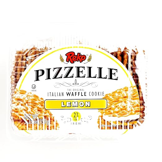Reko Lemon Pizzelle Cookies