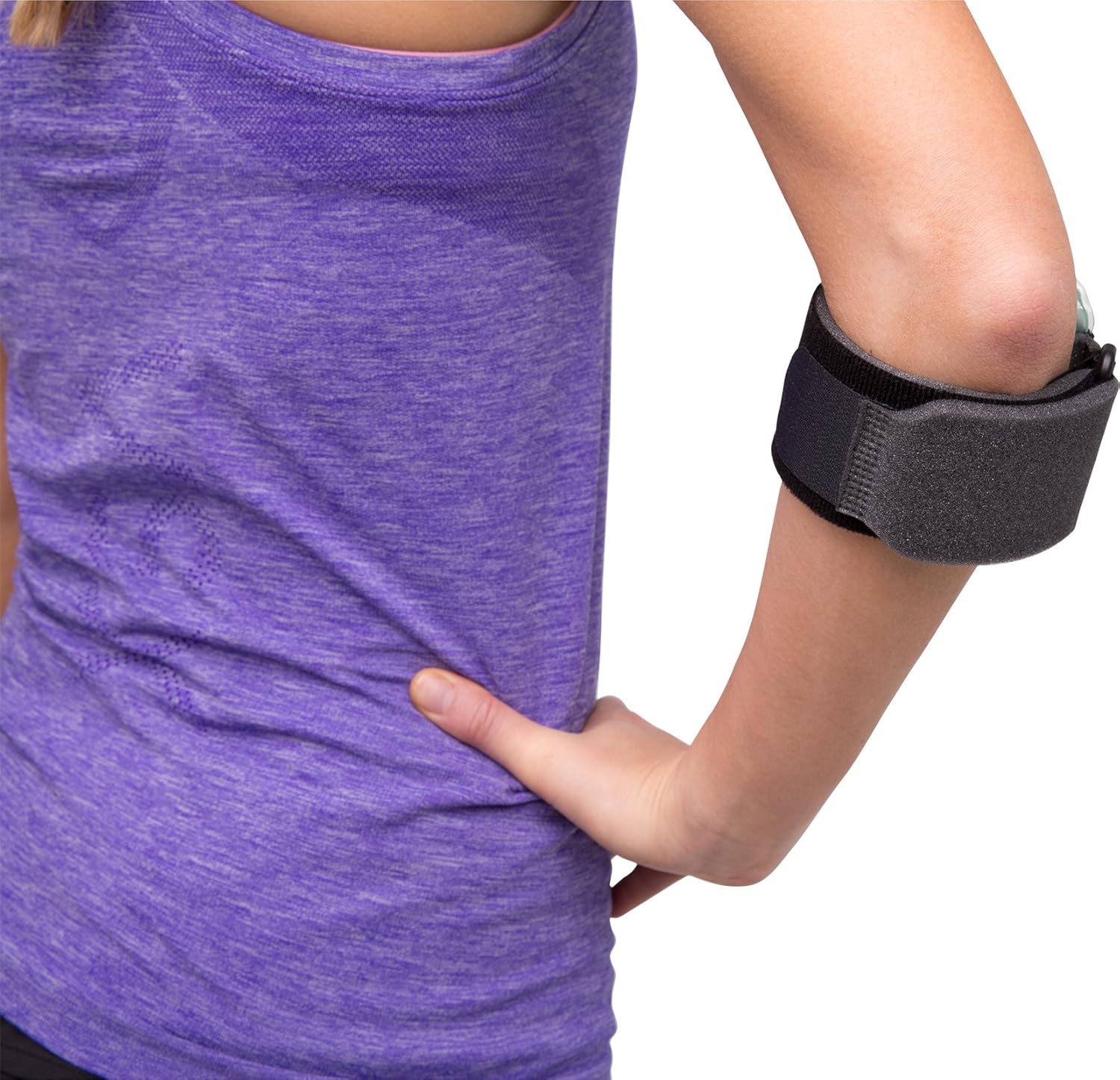 Aircast Pneumatic Armband: Tennis/Golfers Elbow Support Strap, Black: Industrial & Scientific