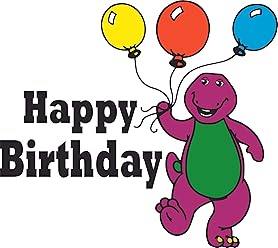 Amazon Com Design With Vinyl Barney Wall Decals