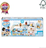 Melissa & Doug Wooden Cool Scoops Ice Creamer Playset FSC Certified 42 pcs view 3