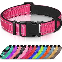 Joytale Reflective Dog Collar,Soft Neoprene Padded