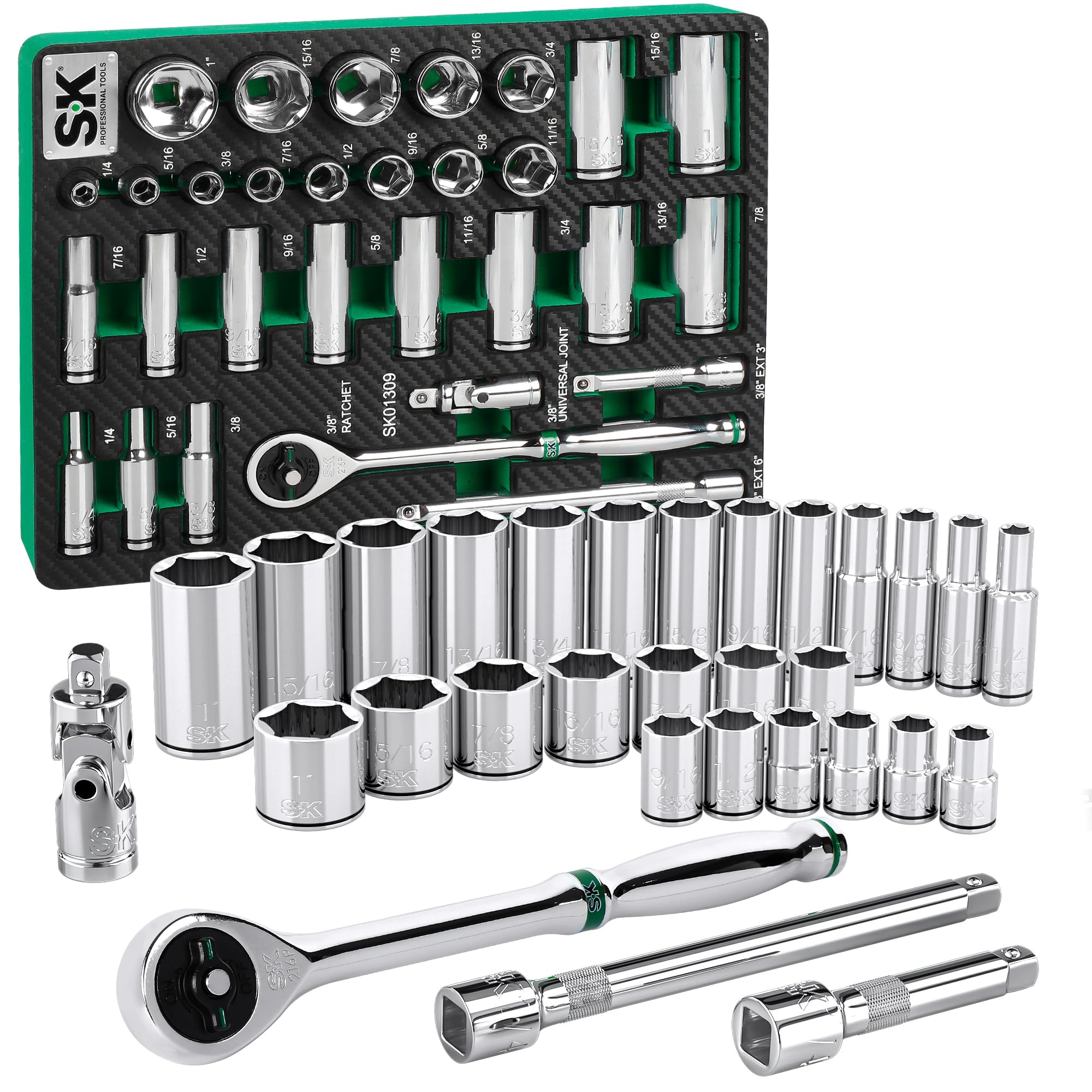 Photo 1 of 1/2" Drive 52 Piece Socket Set