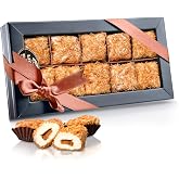 Malatya Pazari Turkish Delight with Biscuit Cream and Kadaif Pieces, 7.05oz | Premium Lokum, Middle Eastern Sweets, Candy Variety Pack, Pistachio, Almond, Vegan Snack Box, Small Gift Box, Halal Food