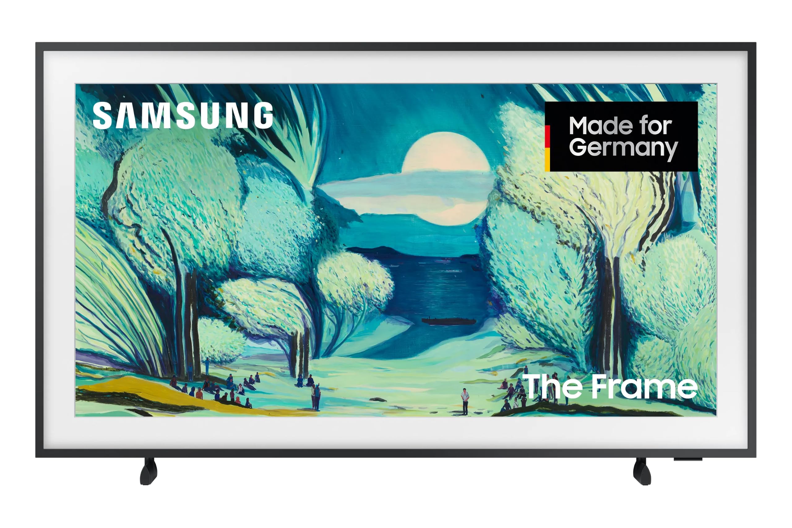 Samsung The Frame LS03F 4K QLED 50 Zoll (125 cm) UHD Fernseher, Modern Frame Design, NQ4 AI Gen2 Prozessor, Art Mode, Artful Picture Quality, One Connect Kabel, Samsung Vision AI Smart TV