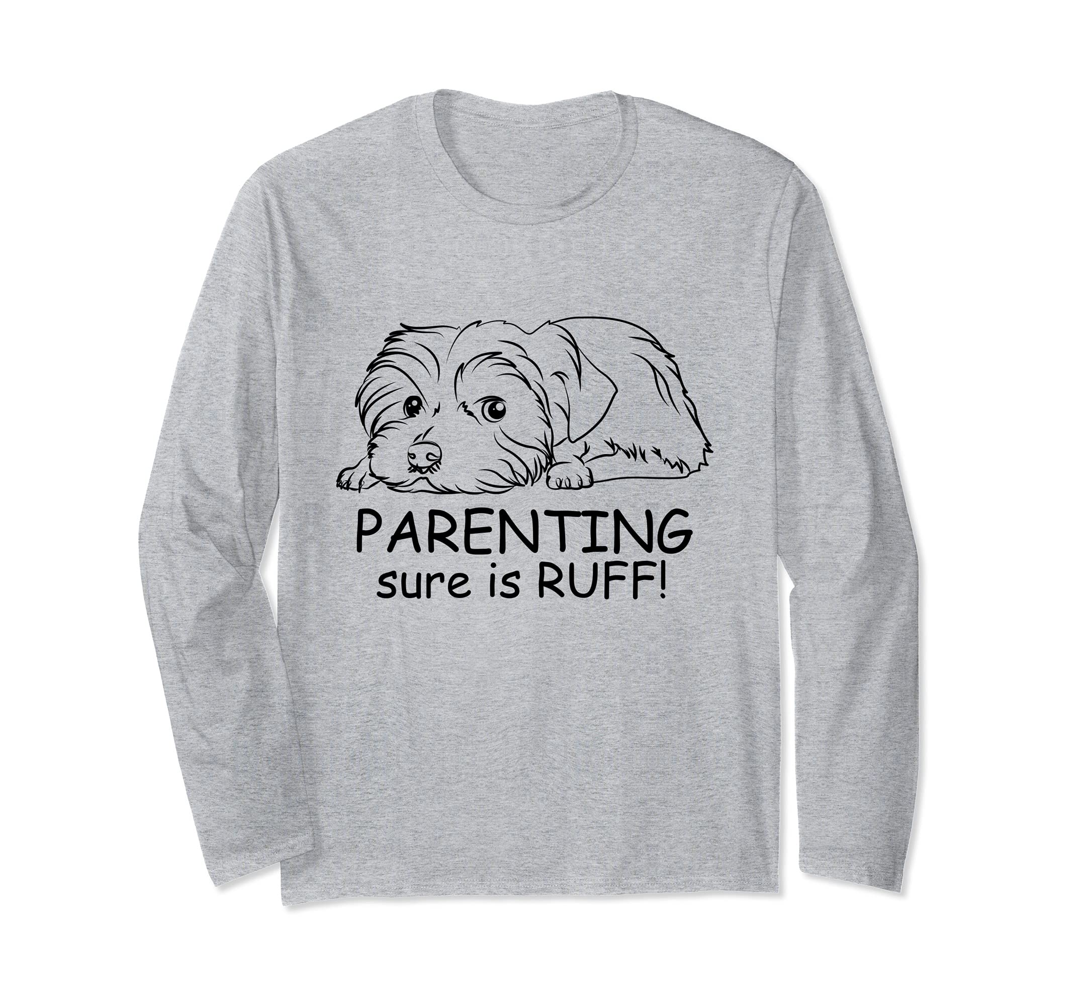 Yorkie Dog Love-r Cute Funny Dog Mom Long Sleeve T-Shirt