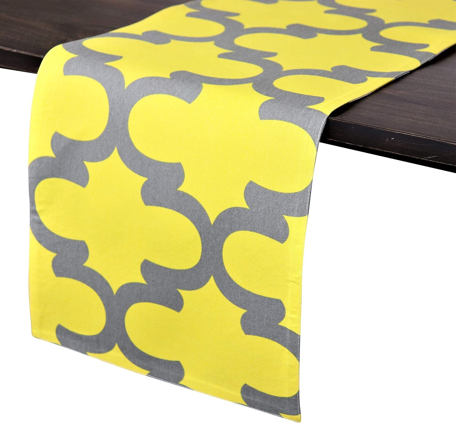 Best Chevron Table Runner Yellow