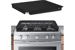 FLASLD Soft Gas Stove Burner Cover Fabric Mat, 29.5×21 Inches Foldable Easy Clean Gas Stove Protector, Anti Dust Stove Covers, Washable Stove Guard Top Protector