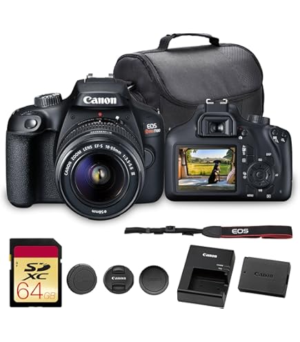 Amazon.com : Canon EOS 3000D with Canon 18-55 Lens DSLR Camera