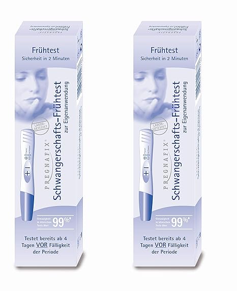 Pregnafix Schwangerschafts-Frühtest - Neue Generation (2 Stück)