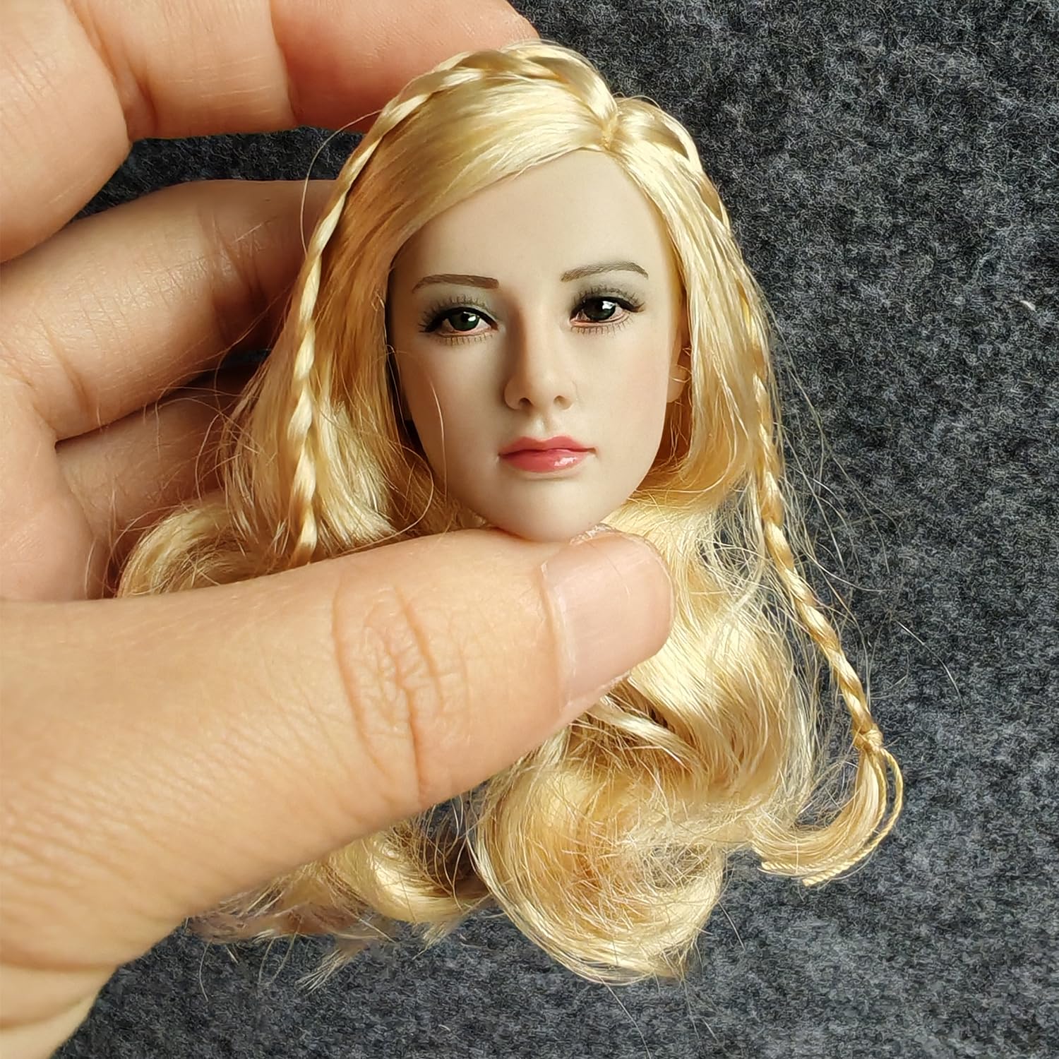 AMITD 1/12 Frauen Kopf Skulptur - Asiatisches Mädchen Gesicht