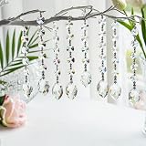 H&D Crystal Suncatcher Prisms 5PCS Teardrop Glass Beads Wedding Decor view 2