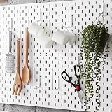 sourcing map 4pcs L Style Pegboard Hooks 3.75" Black Metal Garage Tool Storage view 7