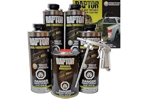 Raptor Liner Tintable Bedliner Kit with Spray Gun and Decals (4L)