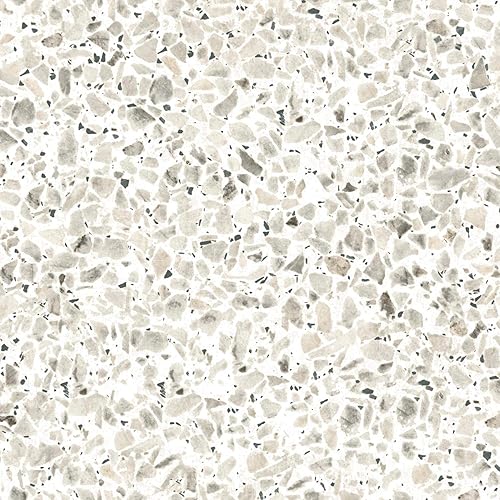 RoomMates RMK11299WP Terrazzo Black Colored Peel and Stick Wallpaper