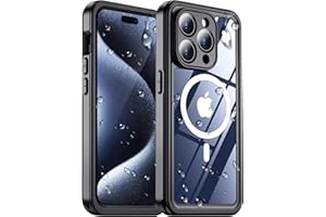 RED2FIRE 2023 New Designed for iPhone 15 Pro Max Case Waterproof, [Compatible With MagSafe][Built-in Screen & Camera Protector][Full Body Shockproof][IP68 Underwater][Dustproof][Dropproof] Phone Case 6.7"