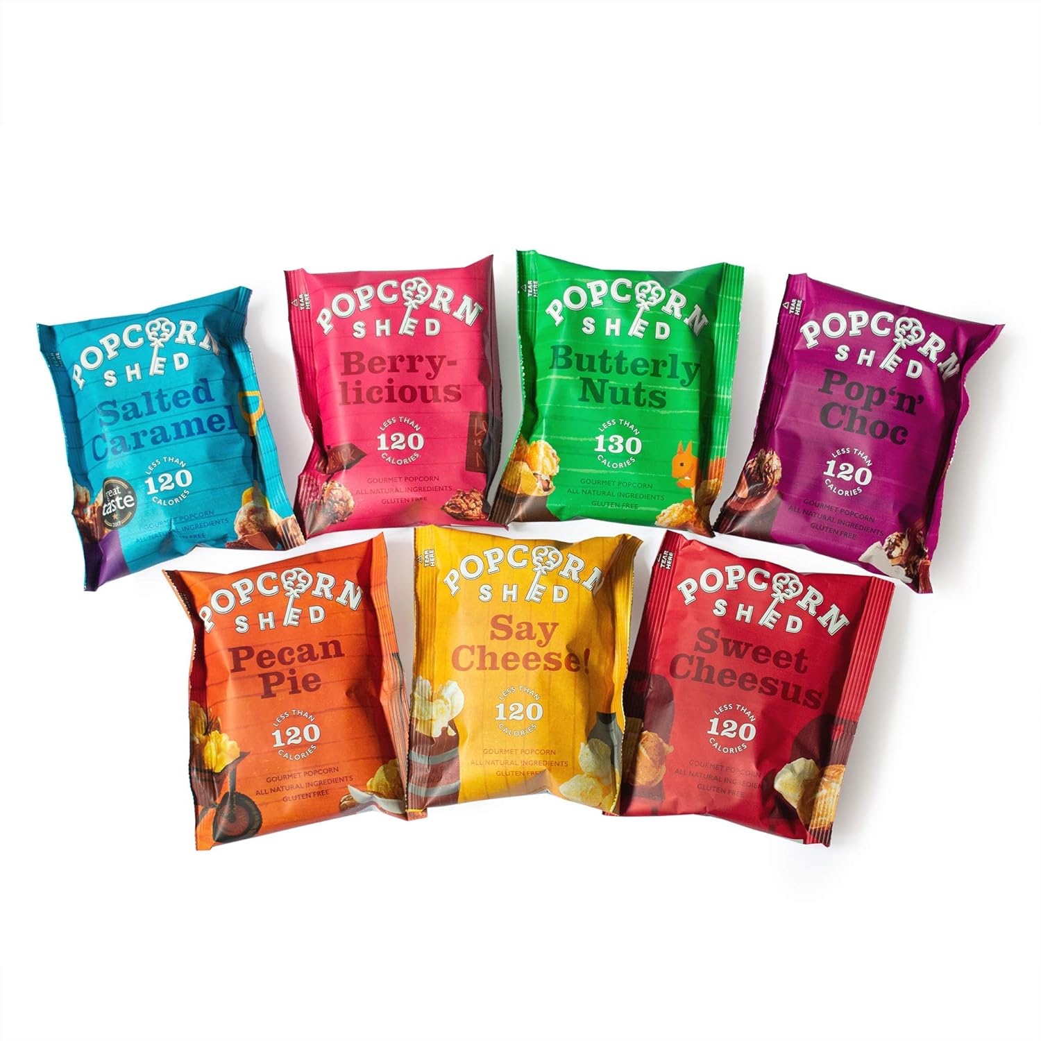 Popcorn Shed's Luxe Popcorn Proefpakket 