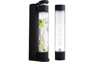 Twenty39 qarbo CLASSIC Sparkling Water Maker Machine - Soda Beverage Carbonator for Home, Seltzer & Carbonated Beverage Dispenser, Water Carbonation Fizz Maker (Matte Black)