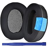 WH-XB910N Replacement Ear Pads, Upgrade Cooling Gel Earpads Cushions for Sony WH-XB910N Noise Cancelling Headphones, Ear Pads Cushions with Soft Memory Foam and Buckle(Black)