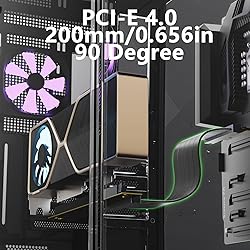 Oddtone PCI-E 4.0 Riser Cable, PCIe 4.0 x16 200mm